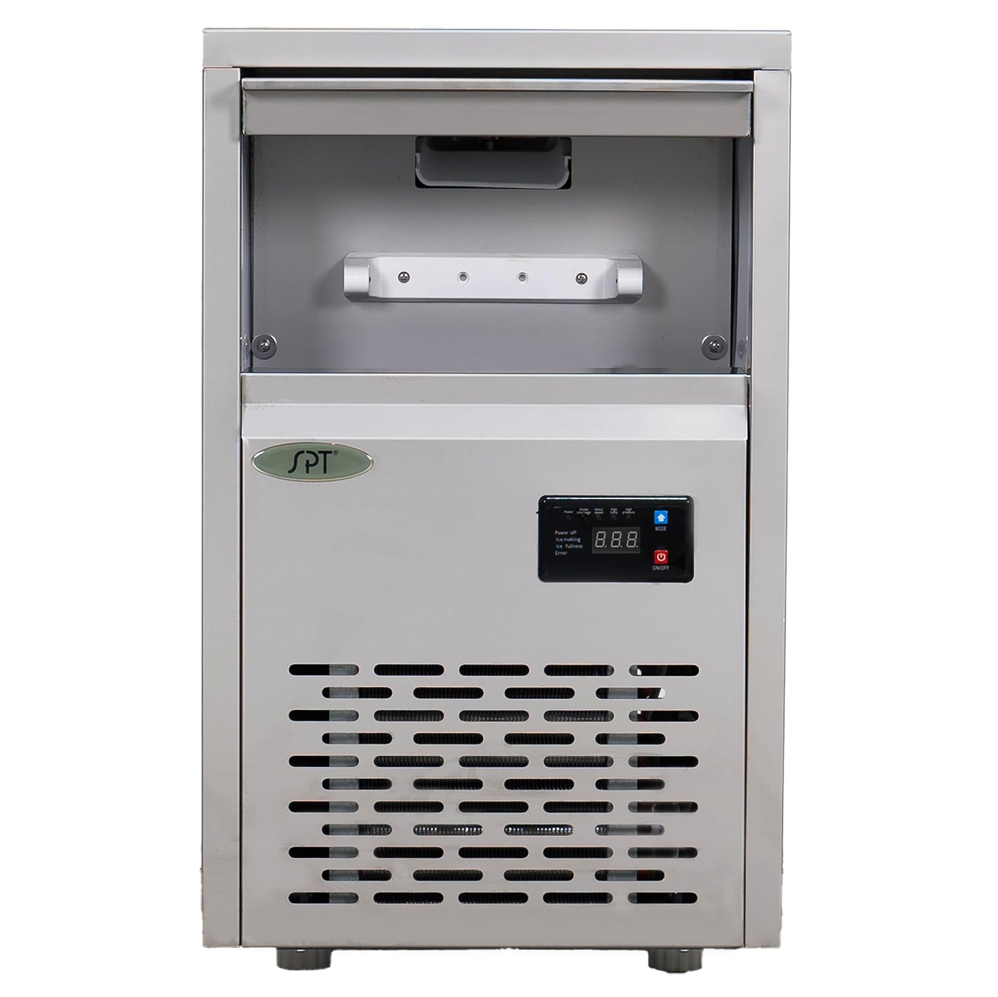 SPT SZB-22 44-lb Automatic Flake Ice Maker in Stainless Steel with Inline Water Filter