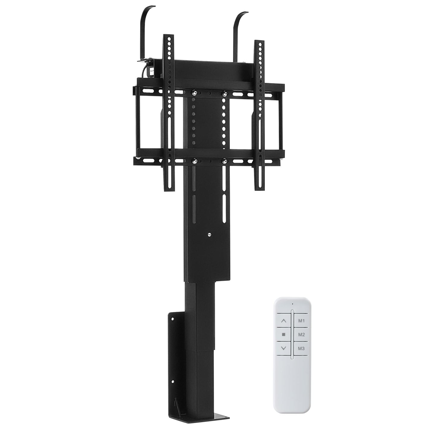 CO-Z Motorized TV Lift for 32" to 57" TVs up to 165 lb, 400x400 VESA, Height Adjustable Mechanism Stand & Wall Mount with Remote Control and Memory Setting, Automatic TV Lift for Home