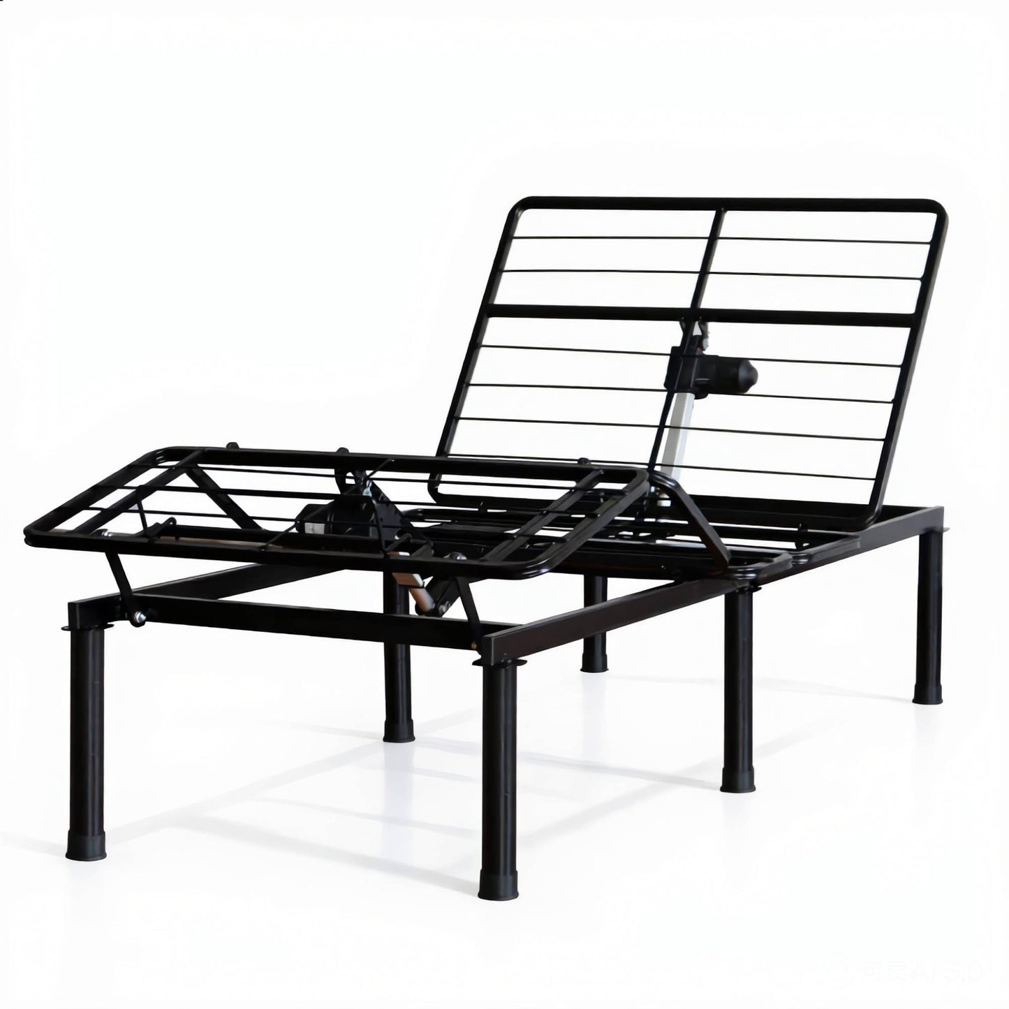 Micoud Adjustable Bed Frame, Black