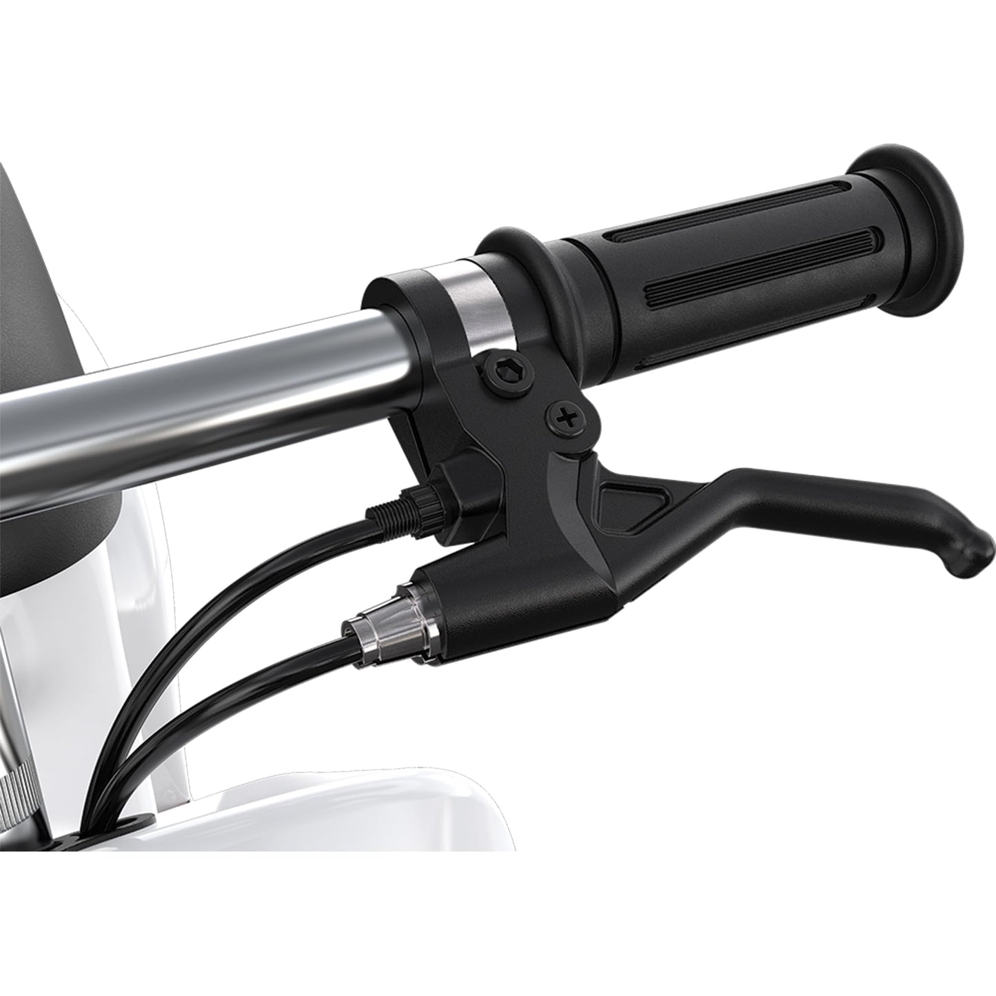 Razor Electric Retro Scooter for Ages 8+, 170 lb Max Weight, White, w/ 250W Motor, 12.5” Tires & 24V Battery, Up to 15 MPH, Pocket Mod – Lightweight Ride On Motorcycle Bike for Young and Teen Riders