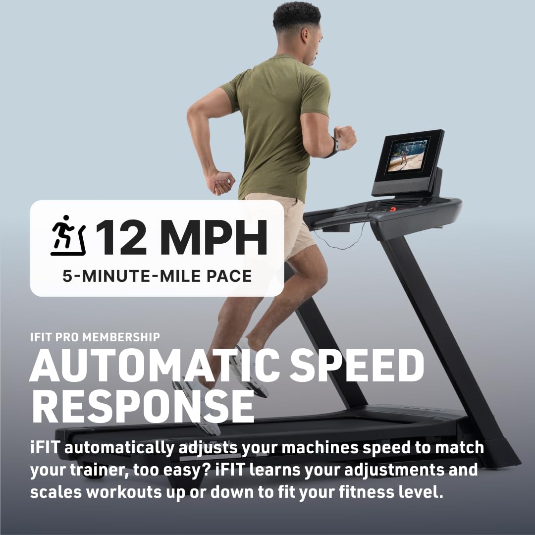 NordicTrack T Series 10 Treadmill with 10" Tilting Touchscreen and Compact Design