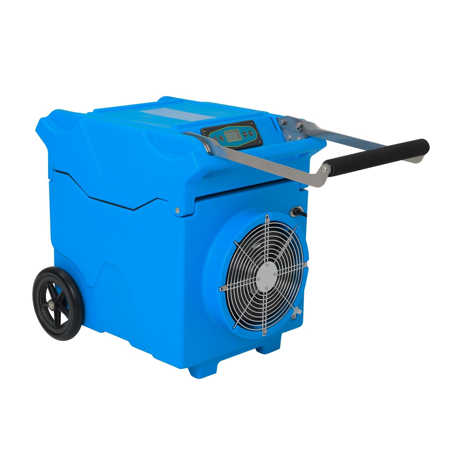 Mounto MOUNTO 230Pints LGR Commercial Compact Dehumidifier with Pump and Drain Hose, LGR Portable Dehumidifier with wheels for Home, Basements, Garages, and Job Sites (Blue)