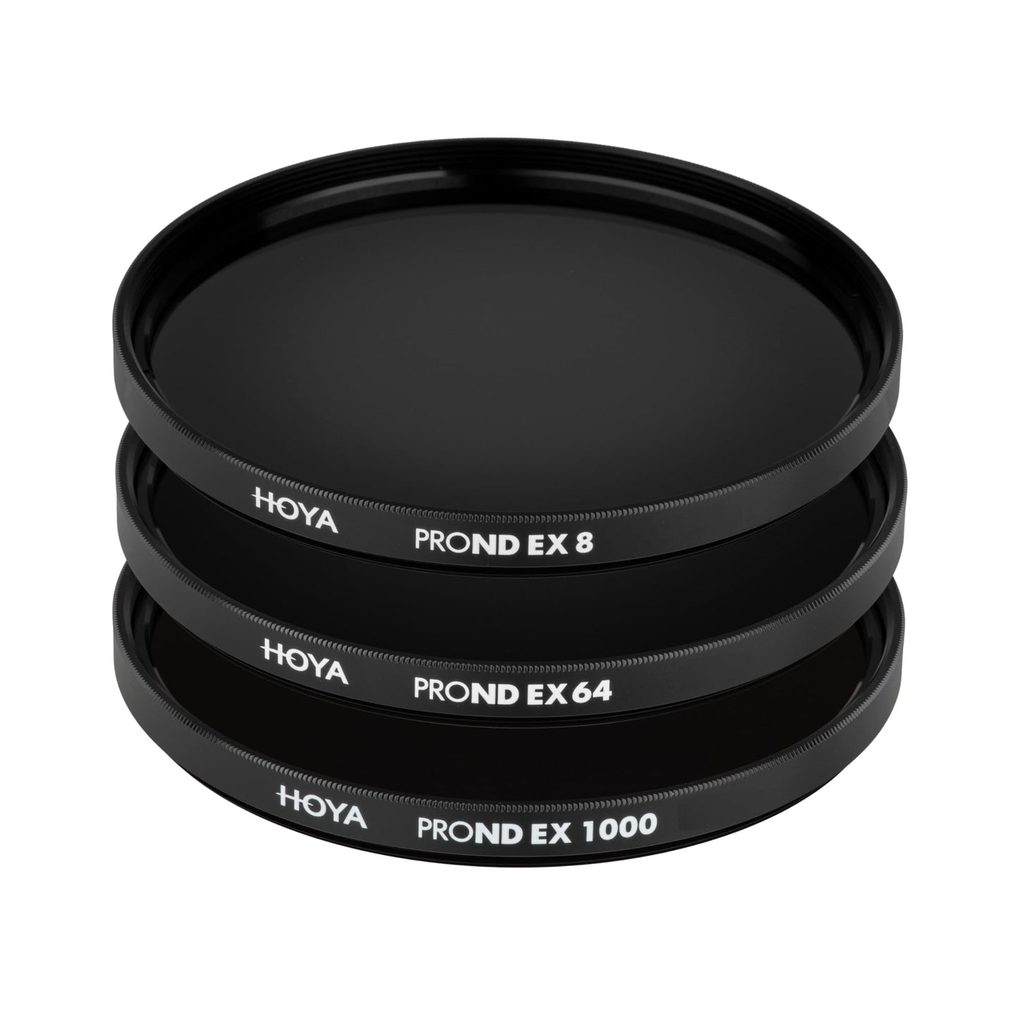 HOYA PRO ND-EX 72mm (3) Filter Kit with Case - Includes 3-Level (ND8), 6-Level (ND64), 10-Level (ND1000) 72mm Neutral Density Filters for Precision Light Reduction - Enhanced IR Protection