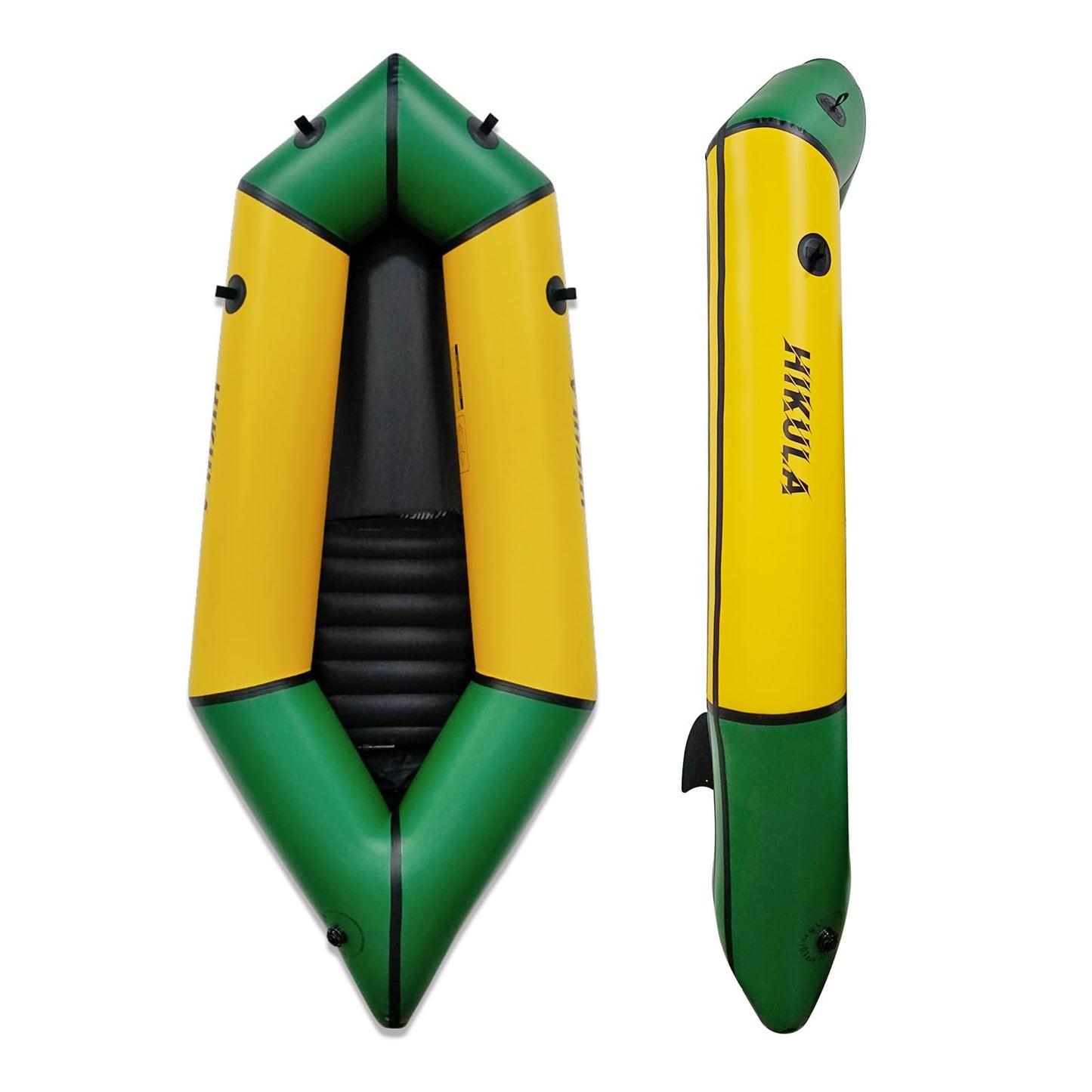 HIKULA Inflatable Lightweight TPU PackRaft Eco-Friendly White Water Rafting Micro Inflatable Kayak Canoe Carry Bag Included
