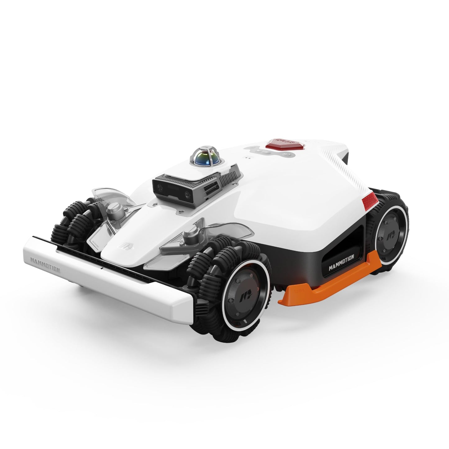 Mammotion LUBA 3 AWD 5000 Robot Lawn Mower, Perimeter Wire Free for 1.25 Acres, All-Wheel-Drive for 80% Slopes, 360° LiDAR+NetRTK+AI Vision, 50 Multi-Zone Management, Cutting Height 1.0"-2.7"