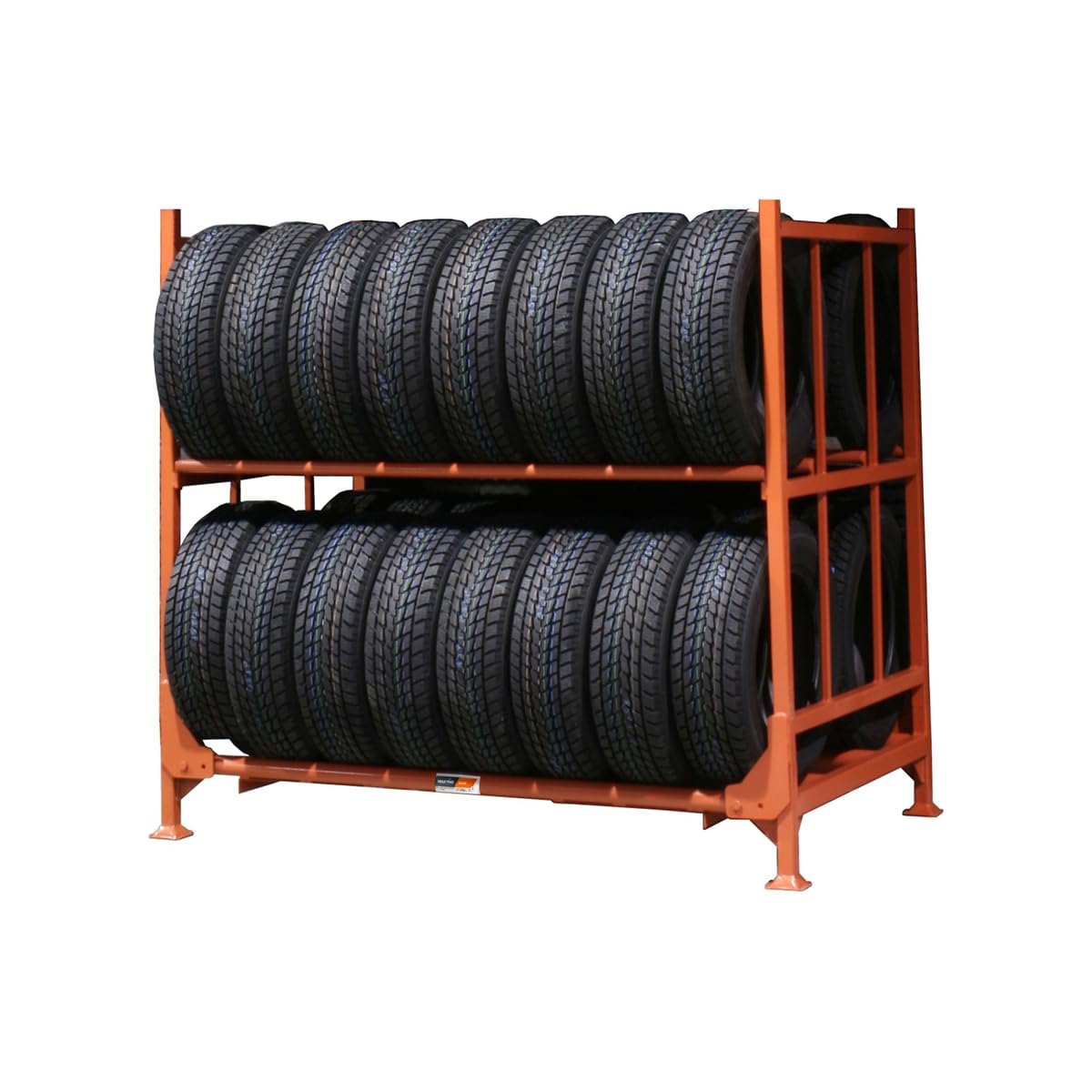 Martins Industries Light Folding and Stacking Tire Rack, Steel Rack for Passenger Car & SUV Tires, 183 x 127 x 173 (cm, L x W x H), 1 Year Warranty (MLTFD)