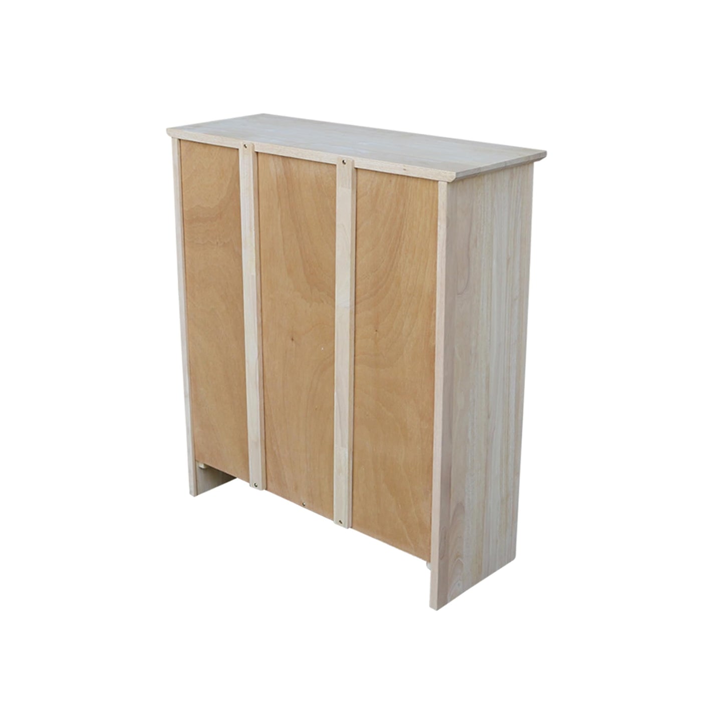 International Concepts Shaker Kids Bookcase, 36-Inch High, Solid Parawood, Unfinished