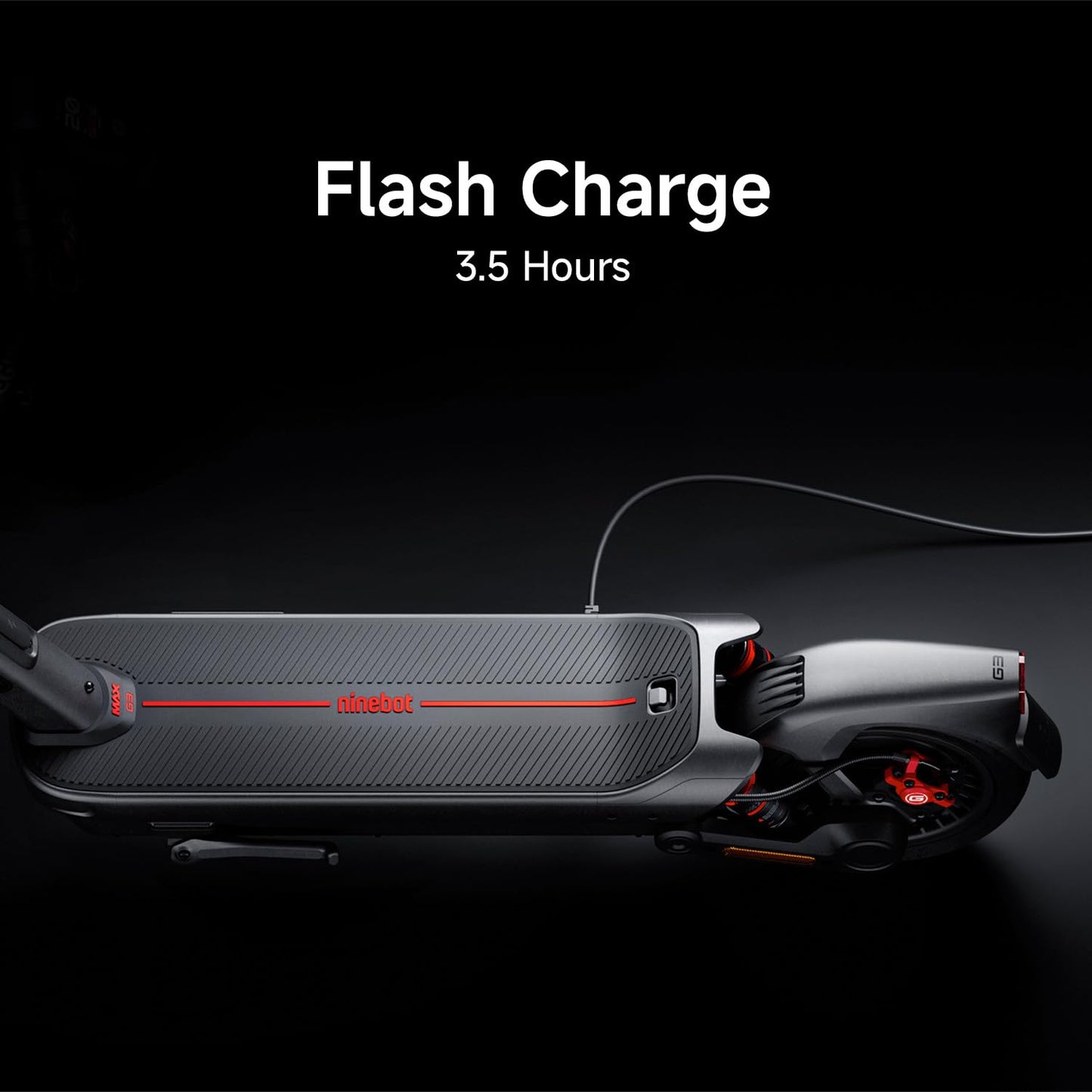 Segway Ninebot Max G3 Electric Scooter, 28 mph Top Speed w/ 50 Miles Max Range, 2000W Peak Motor, Dual Hydraulic Suspension, Fast Charging Scooter for Adults and Teens, UL-2272 2271 Certified