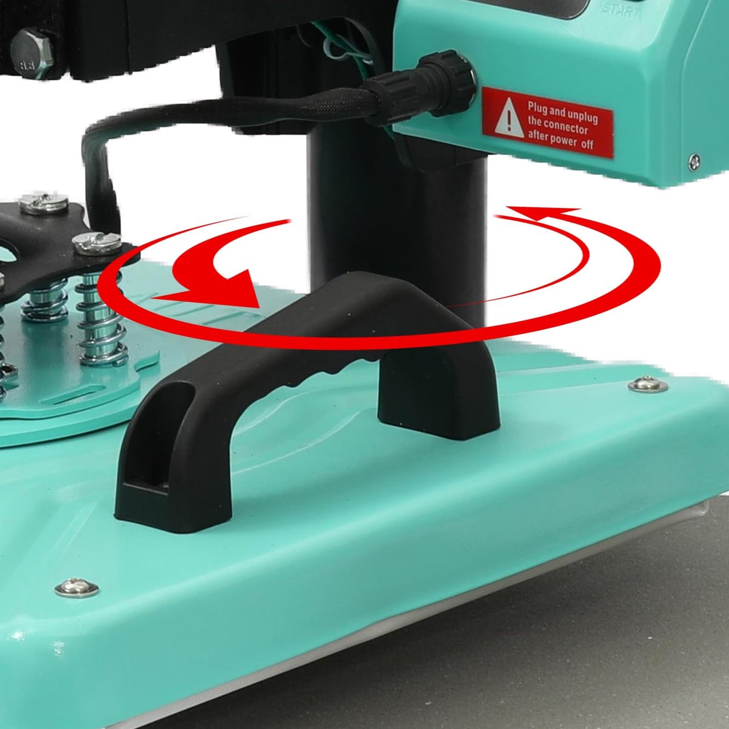 6-in-1 Heat Press Machine for T Shirts, 12x15in Sublimation Combo with Mug Press, Plate & Hat Attachments, 360° Swing Away Shirt Press, Digital Heat Transfer for DIY Projects
