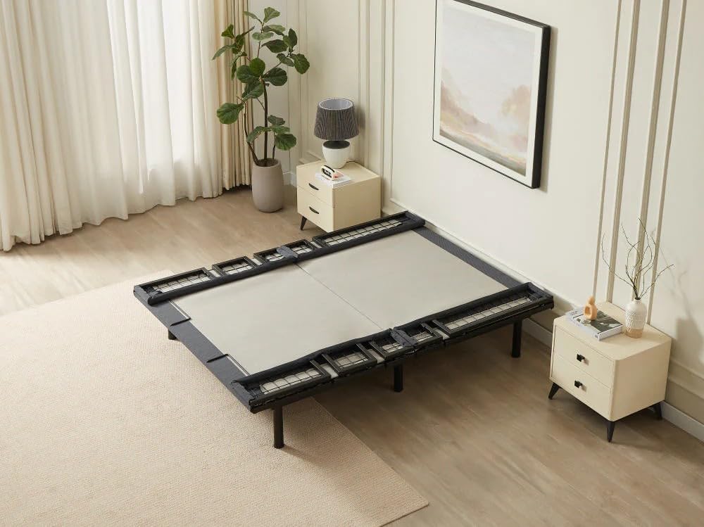 Smart Flex FLEXBED USA SF400 Adjustable Bed Frame, 1000 lb Capacity, Metal Frame, Wireless Remote, USB Charging, Multiple Sizes (King (U.S. Standard))