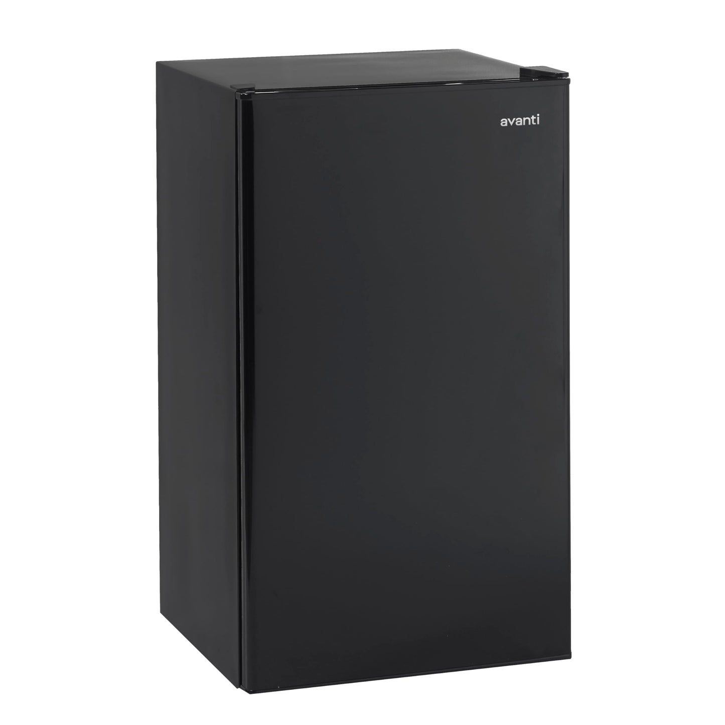 Avanti 3.3 Cu. Ft. Mini Fridge Compact Refrigerator with Adjustable Temperature, Removable Shelves, Chiller Compartment wiith Flush-Back Design, 3.3 cu.ft., Black