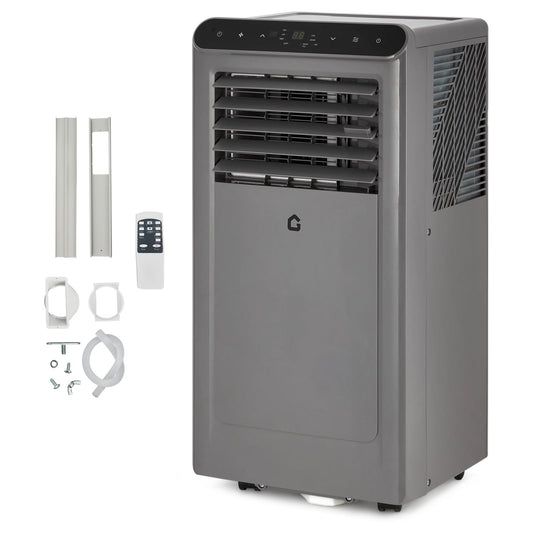 2025 New Model Portable Air Conditioner, 8000 BTU Air Conditioner Cool Up to 350 Sq.Ft, 3-in-1 AC Unit, Dehumidifier, Fan, Window Installation Kit & Remote Control,LED Display,24Hrs Timer for Home