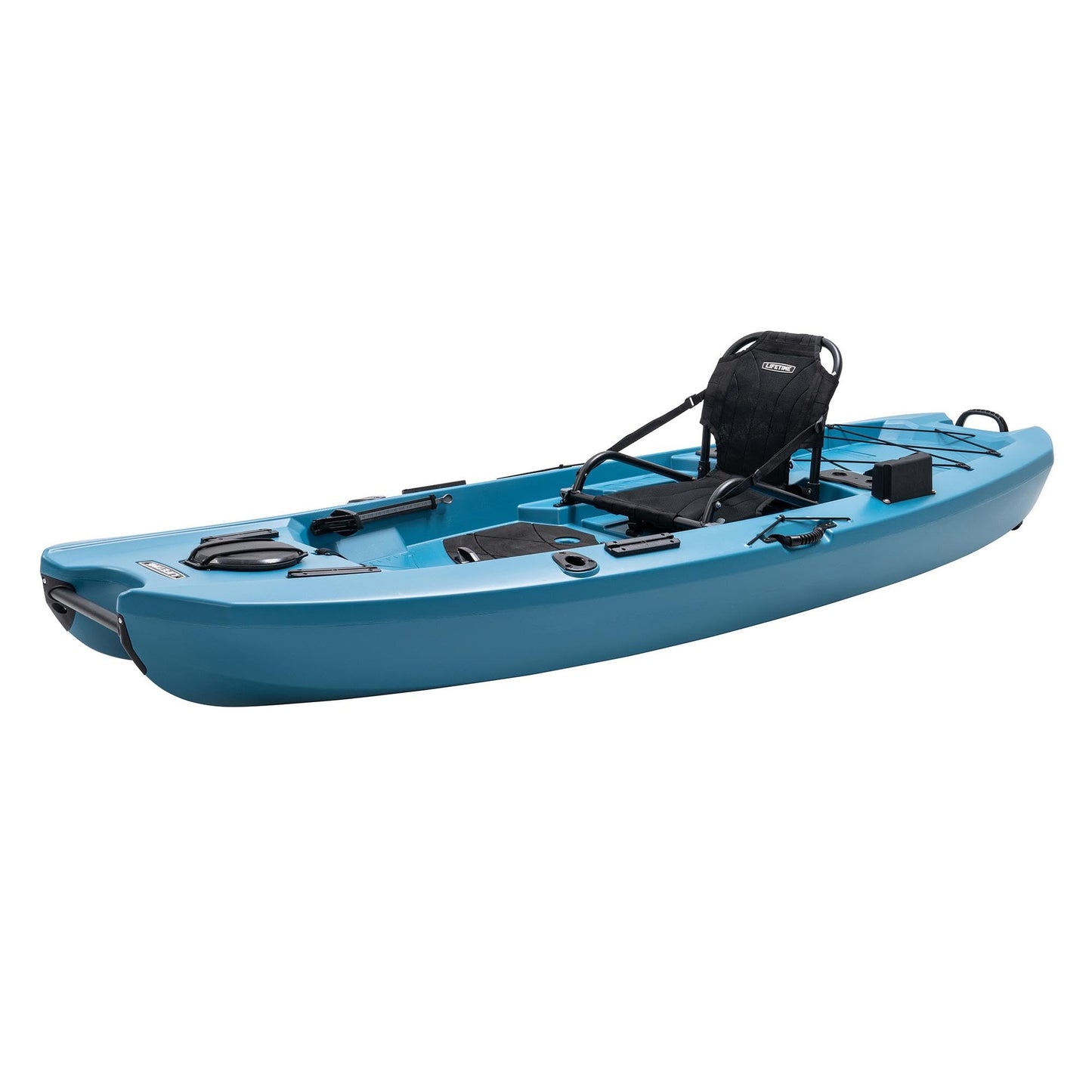 Lifetime Manta Angler Kayak 10', Stand-Up Fishing Kayak, 6 Rod Holders, Adjustable Seat, Blue