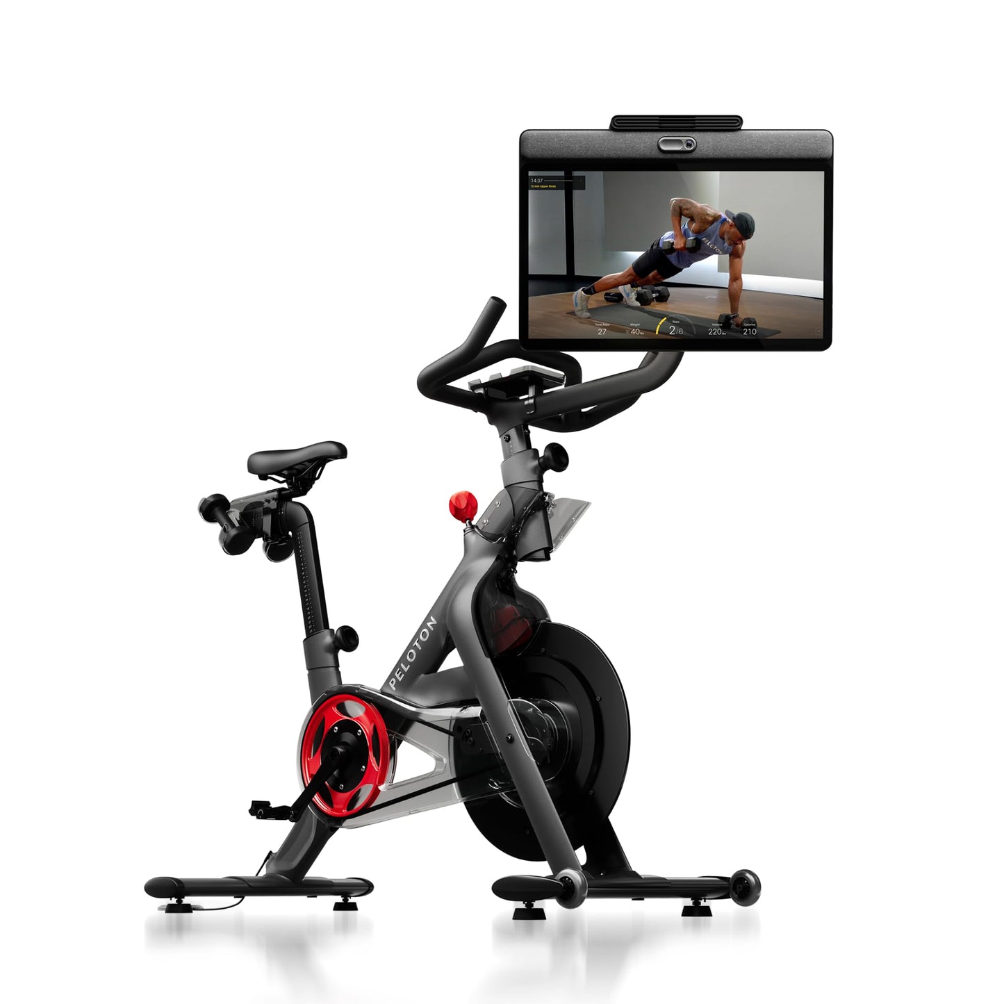 Peloton Exercise Cross Training Bike+, Indoor Stationary Spin Bike+ for Home Workouts, Space-Friendly Exercise Equipment for Cardio and strength Workout & Indoor Cycling