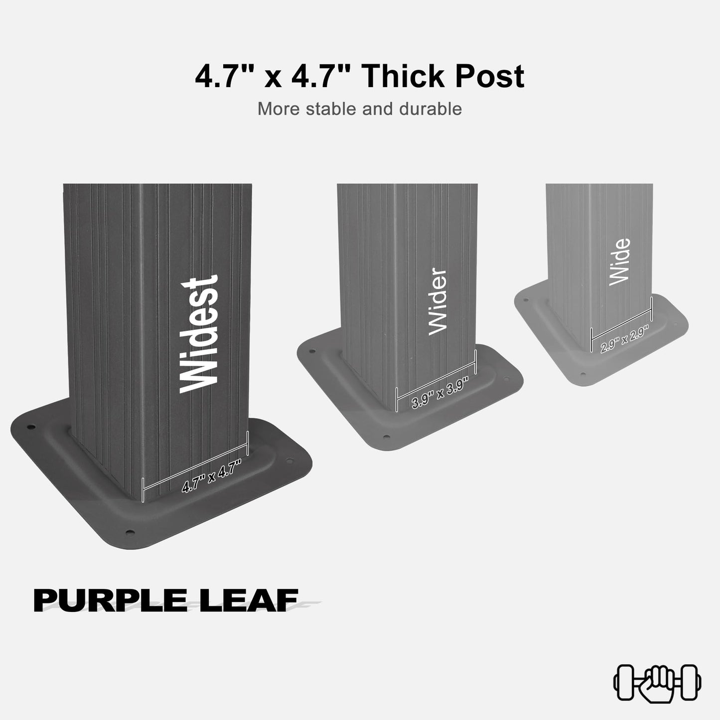 PURPLE LEAF 12' X 20' Hardtop Gazebo Aluminum Gazebo with Galvanized Steel Double Roof for Patio Lawn and Garden Curtains and Netting Included Beige