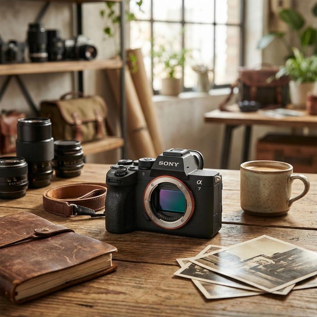 Sony a7 V Mirrorless Camera | Full-Frame E-Mount Camera with Advanced AF, High-Speed Performance & 4K Video | for Photography, Video & Hybrid Creators (ILCE-7M5/B) + 64GB Card + Battery + Bag