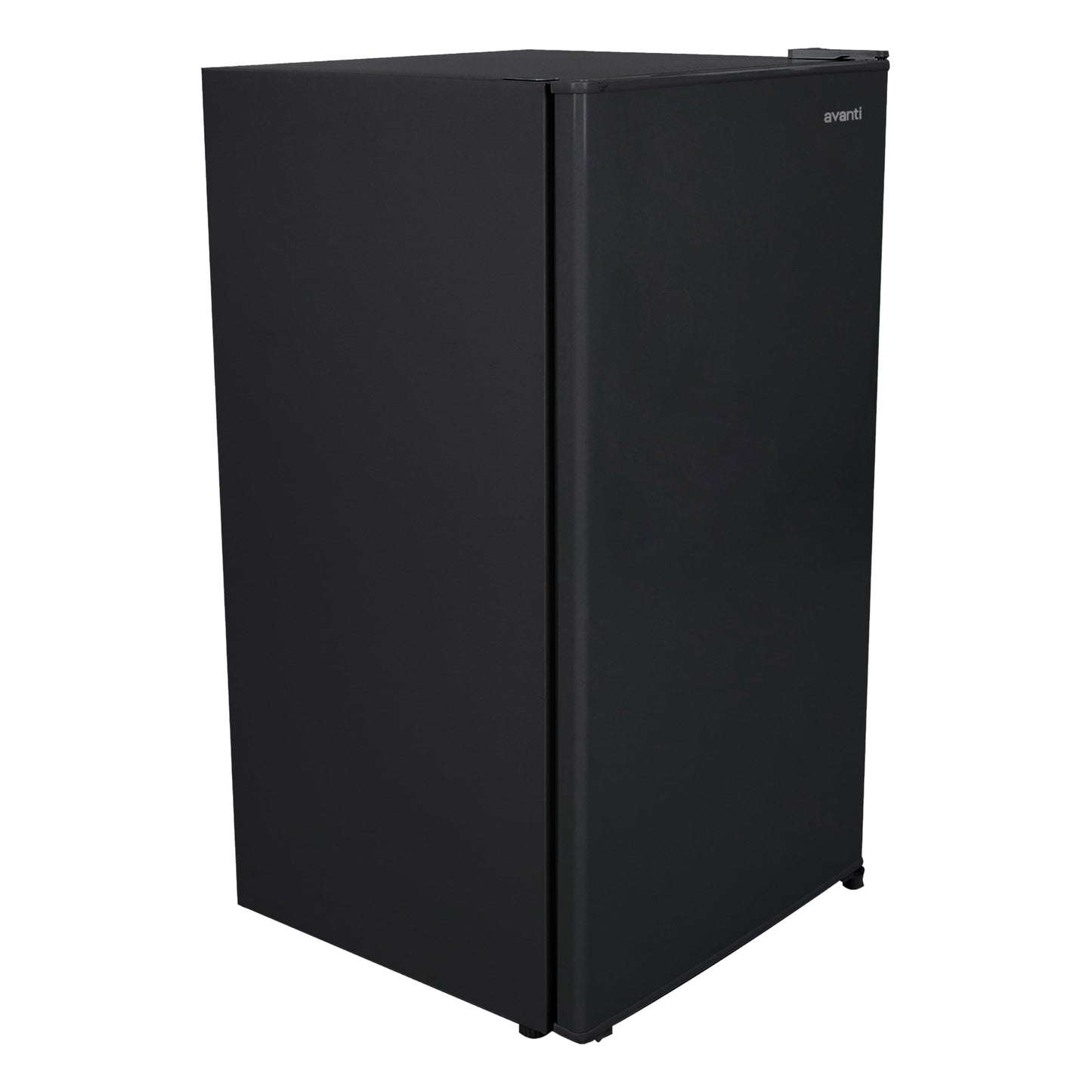 Avanti 3.3 Cu. Ft. Mini Fridge Compact Refrigerator with Adjustable Temperature, Removable Shelves, Chiller Compartment wiith Flush-Back Design, 3.3 cu.ft., Black