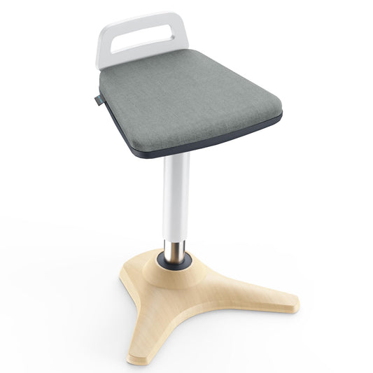 ERGO COLLECT Wobble Stool for Standing Desk, Height Adjustable 22"-31.9", Ergonomic Sit Stand Chair with Non-Slip Base & Upgraded Lift, Home Office Active Sitting Stool