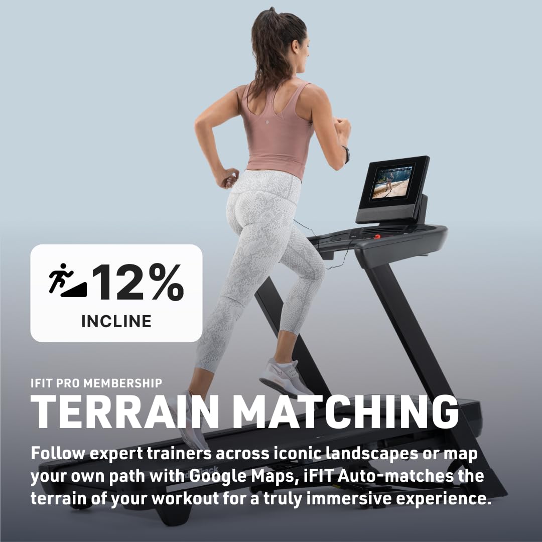 NordicTrack T Series 10 Treadmill with 10" Tilting Touchscreen and Compact Design