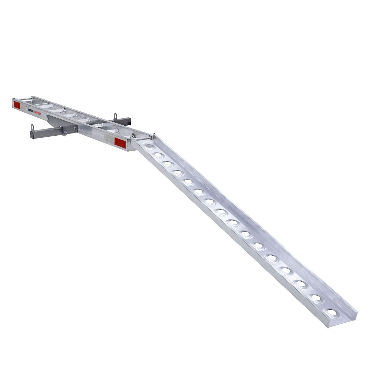 Motorcycle Carrier, 2" Hitch, for Car Truck SUV, Extra-Long 6' Ramp, 400 lb Capacity, Dirt Bike Carrier, Black Widow
