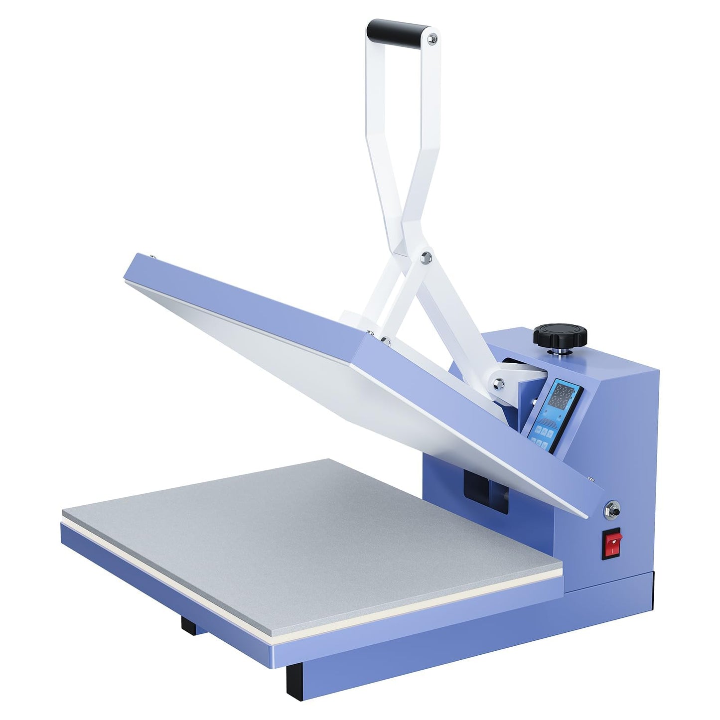 16x24 Heat Press Machine for t-Shirts, Sublimation Transfer, Fast Heating, Digital Precise Temperature Control, Adjustable Pressure, Industrial Transfer Printer for Commercial & Home Use, Baby Blue