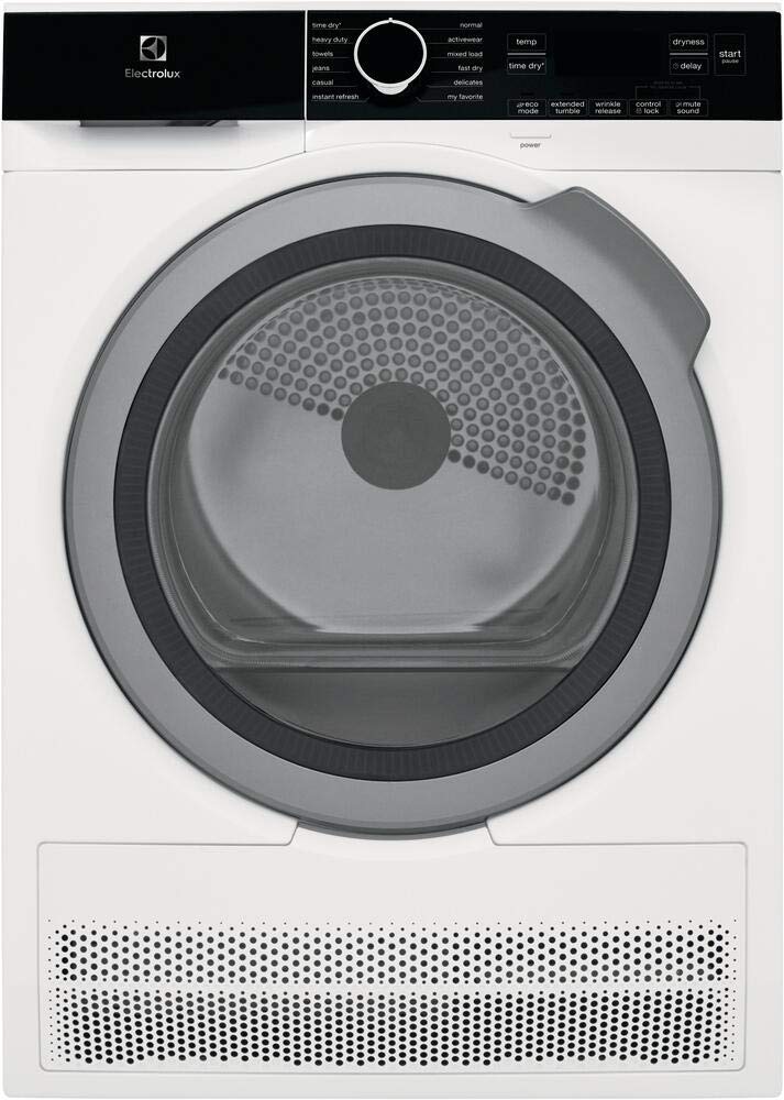 Electrolux 24 in. 4.0 cu. ft. Compact Stackable Electric Ventless Dryer in White with Instant Refresh ELFE4222AW
