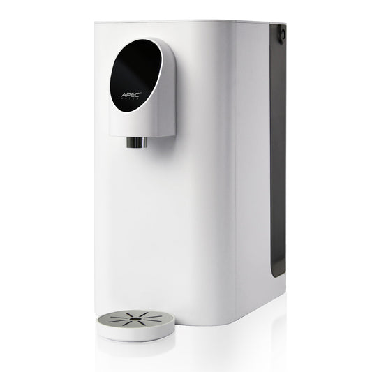 APEC WATER ROCT-Plus Countertop Reverse Osmosis System, Efficient RO Filter 3:1 Pure to Drain, Instant Hot Water ± 2° for Tea, UV Water Filtration