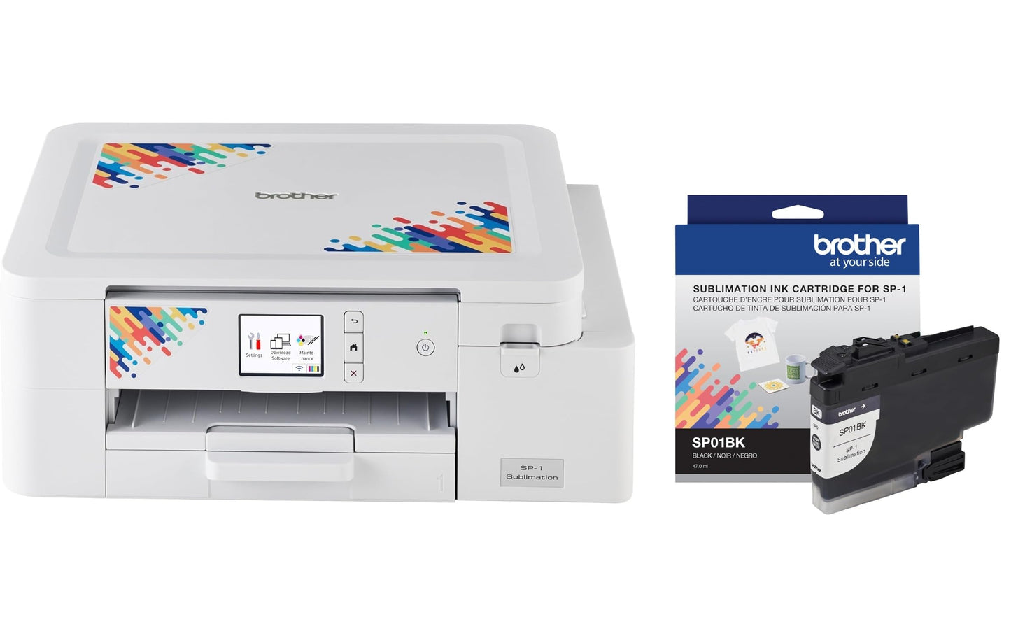 Brother Sublimation Printer and Black Ink Cartridge
