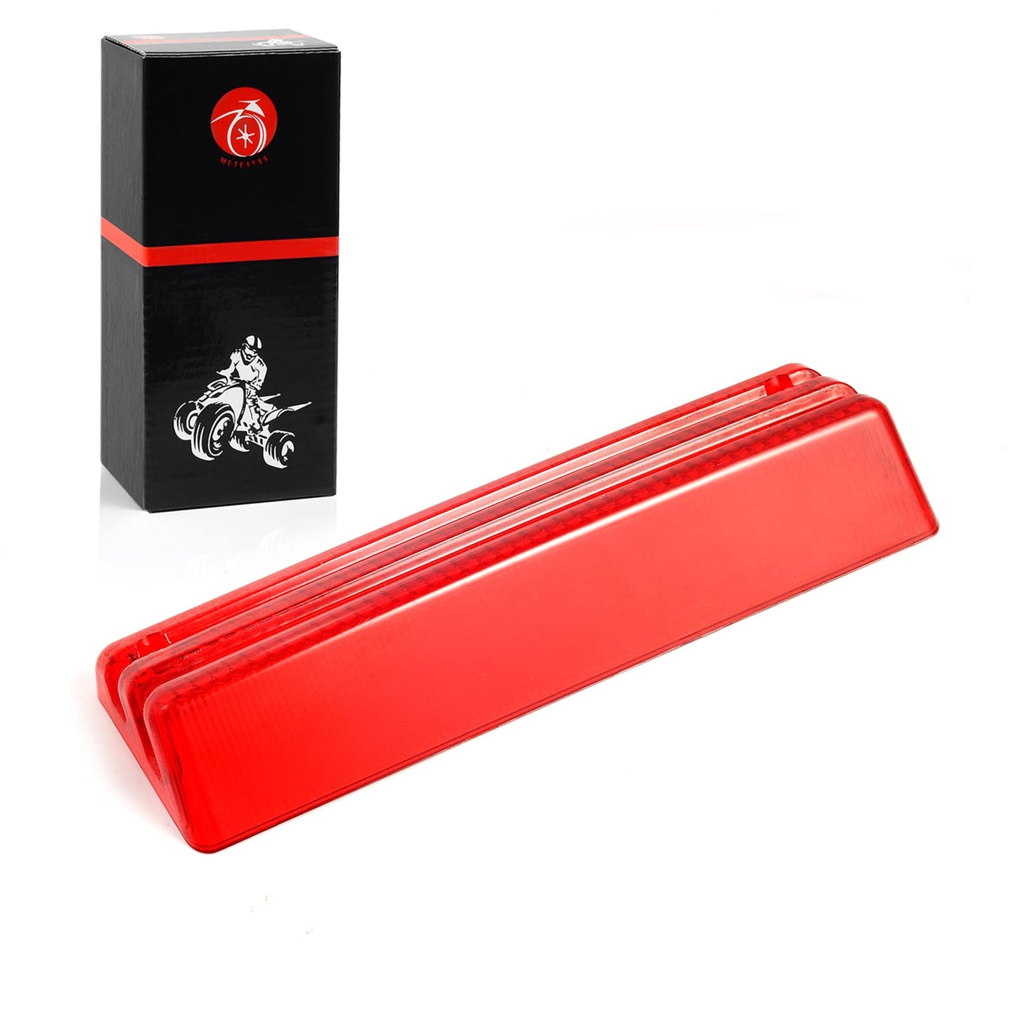 MOTO1988 Tail Light Lens for Honda ATC250ES 1985-1987, Model 33702-HA0-003, Red