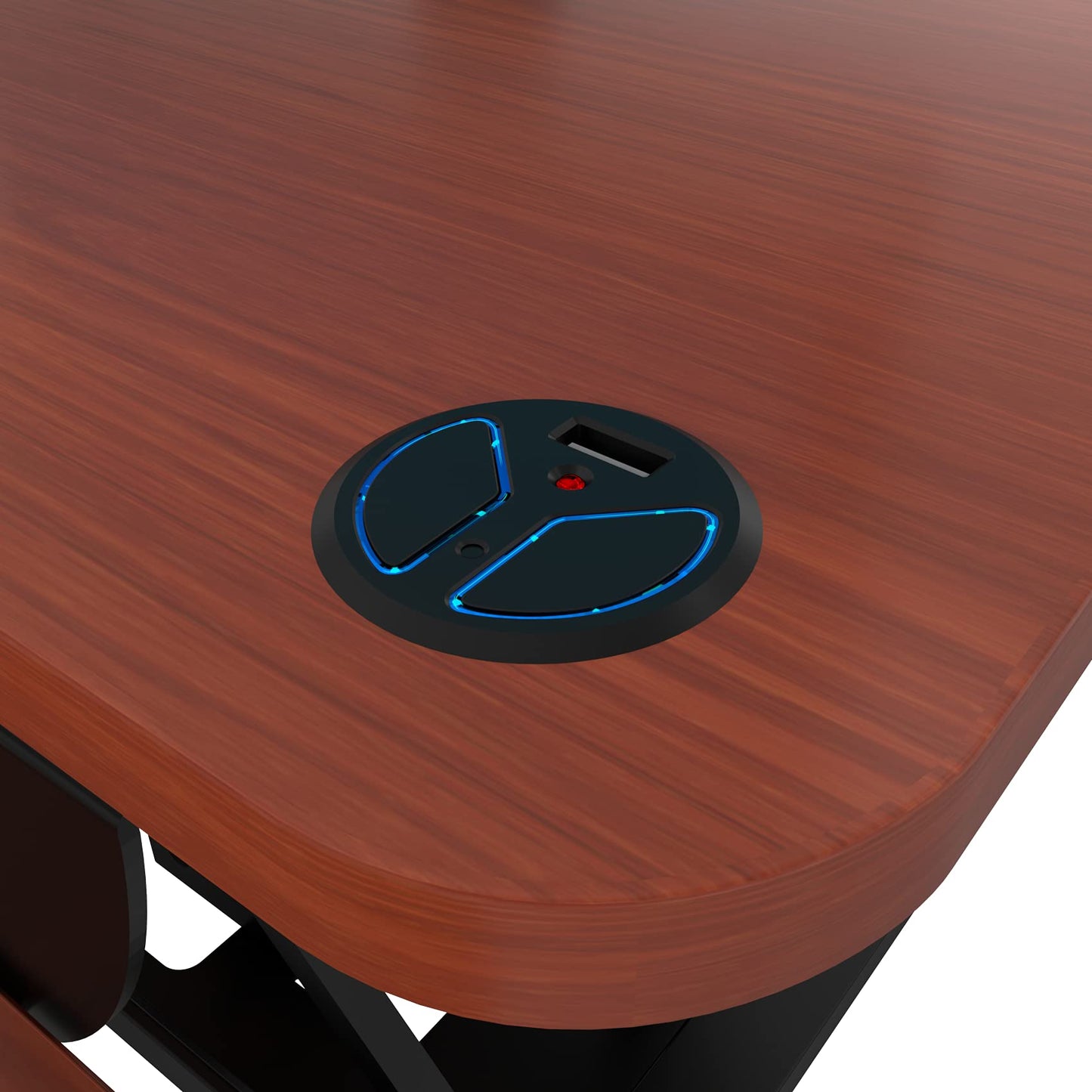 VERSADESK PowerPro 36 Inch Electric Standing Desk Converter – Push-Button Height Adjustable Sit to Stand Desk Riser for Dual Monitors & Laptop – Motorized Desktop Workstation with Wide Keyboard Tray