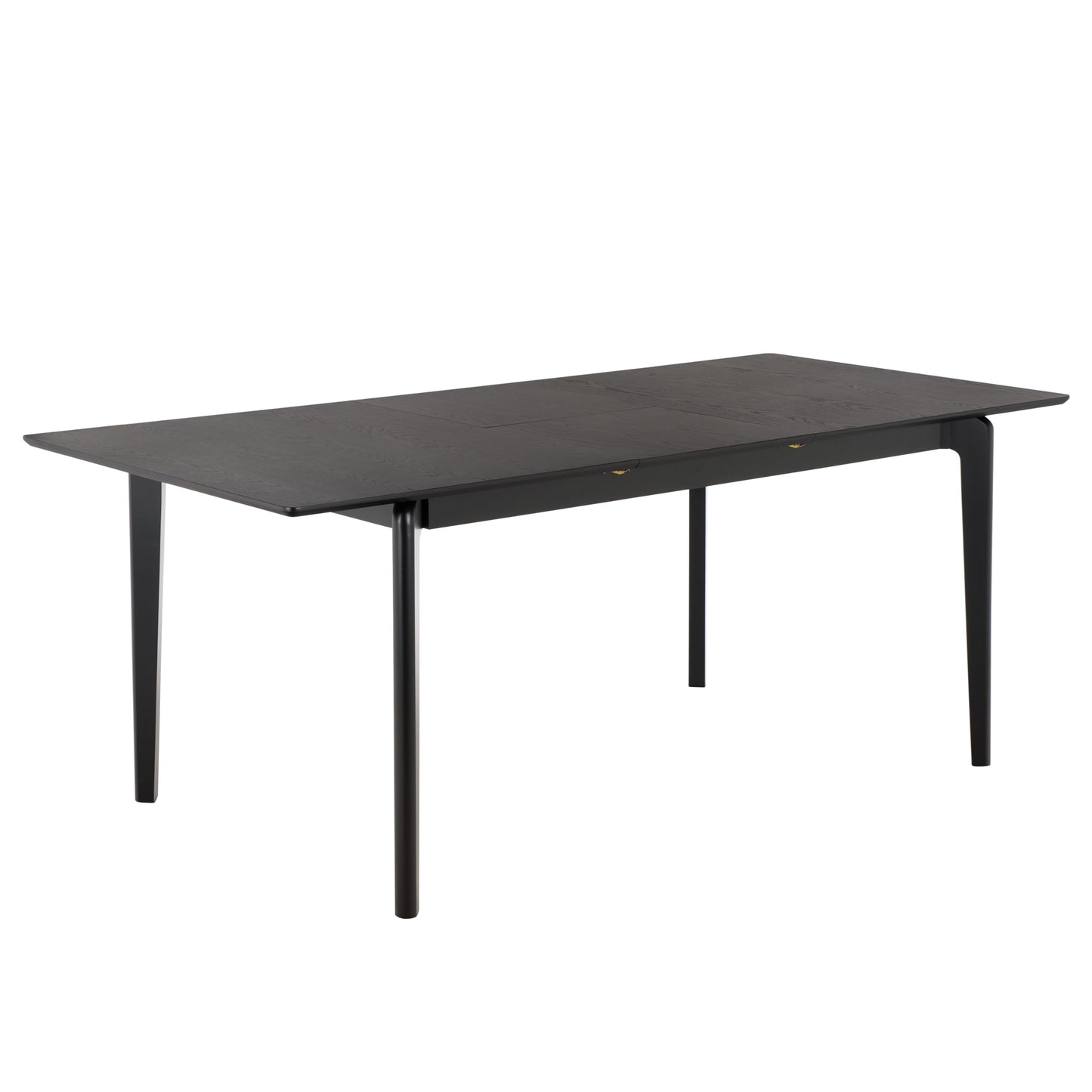 SAFAVIEH Furniture - Hammis 59" - 76" Extendable Dining Table - Black Solid Wood - Fully Assembled - Expandable Table for Dining Room & Kitchen (DTB4304A)
