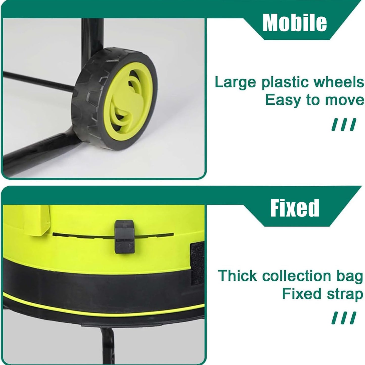 BEESOM Wood Chipper Electric,Leaf Mulcher/Shredder,Wood Chippers Shredders Mulchers, Motor for 17:1 Reduction Ratio, Adjustable Control Dia with Leaf Scoops Spade noPowercord
