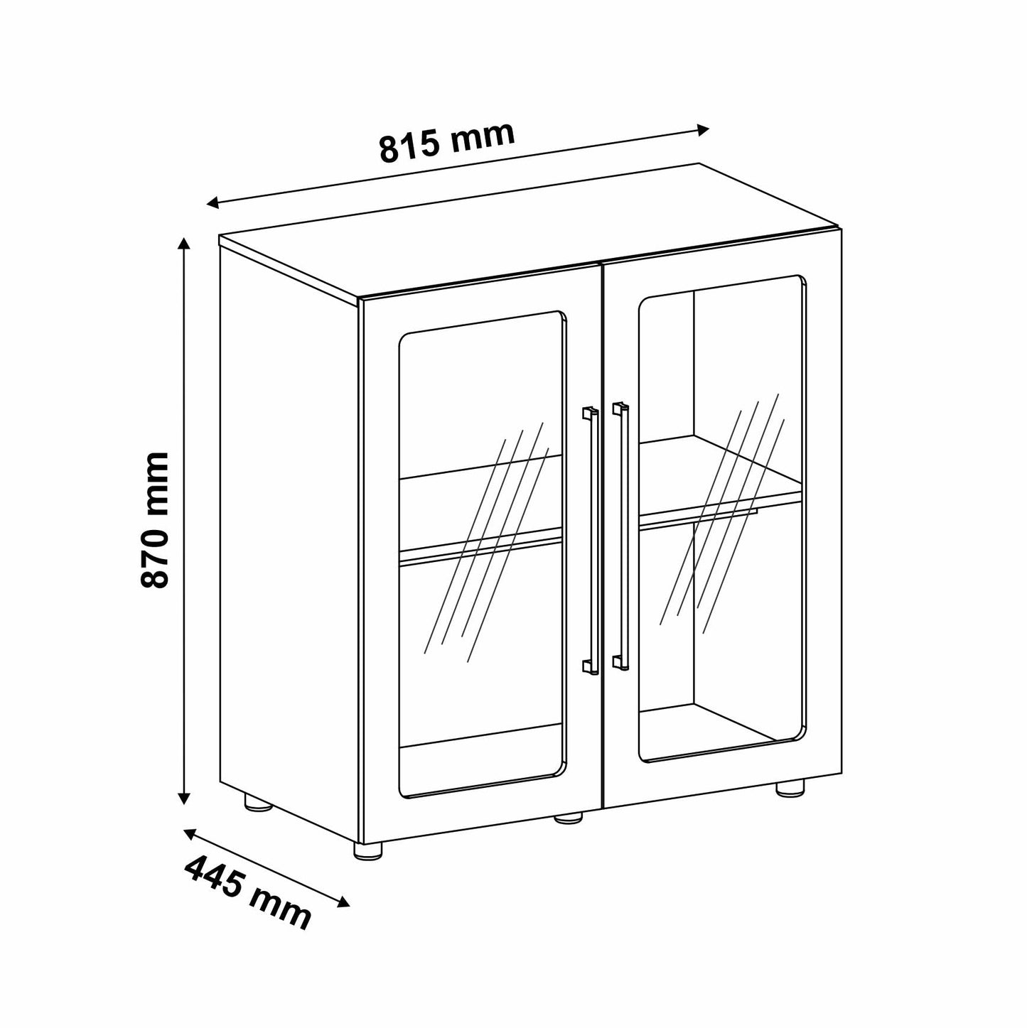 From the Tree Furniture 32 Inch Modular Sideboard Storage Cabinet with Soft-Close Doors | Buffet Accent Cabinet for Living Room, Entryway, Dining Room & Office | Scratch-Resistant Modern Design