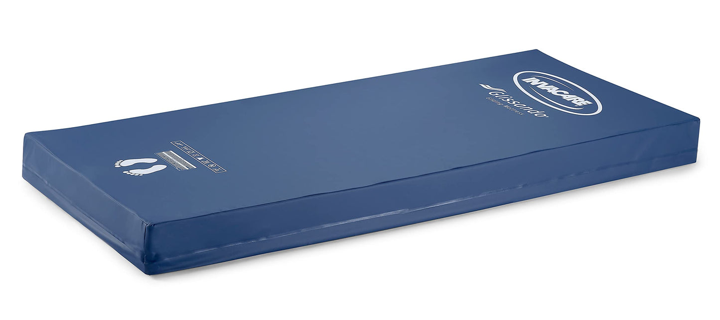 Invacare SRS2080W42 Glissando Bariatric Hospital Bed Mattress for Pressure Sore & Ulcer, 42" Width, 80" Length