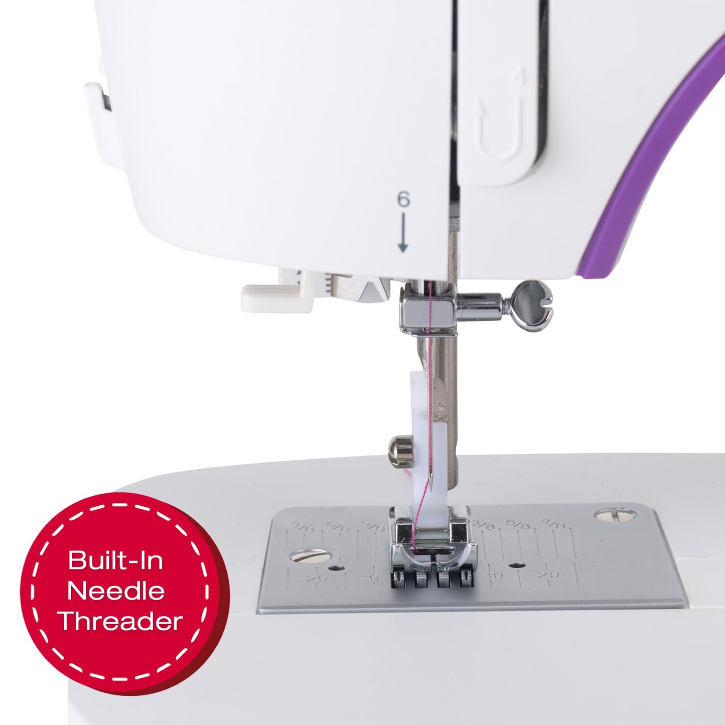SINGER® M3500 Lightweight & Portable Sewing Machine with Accessory Kit | 32 Built-In Stitches Deliver 110 Stitch Applications | LED Light & 1-Step Buttonhole | Great for Quilting, Crafts & Mending