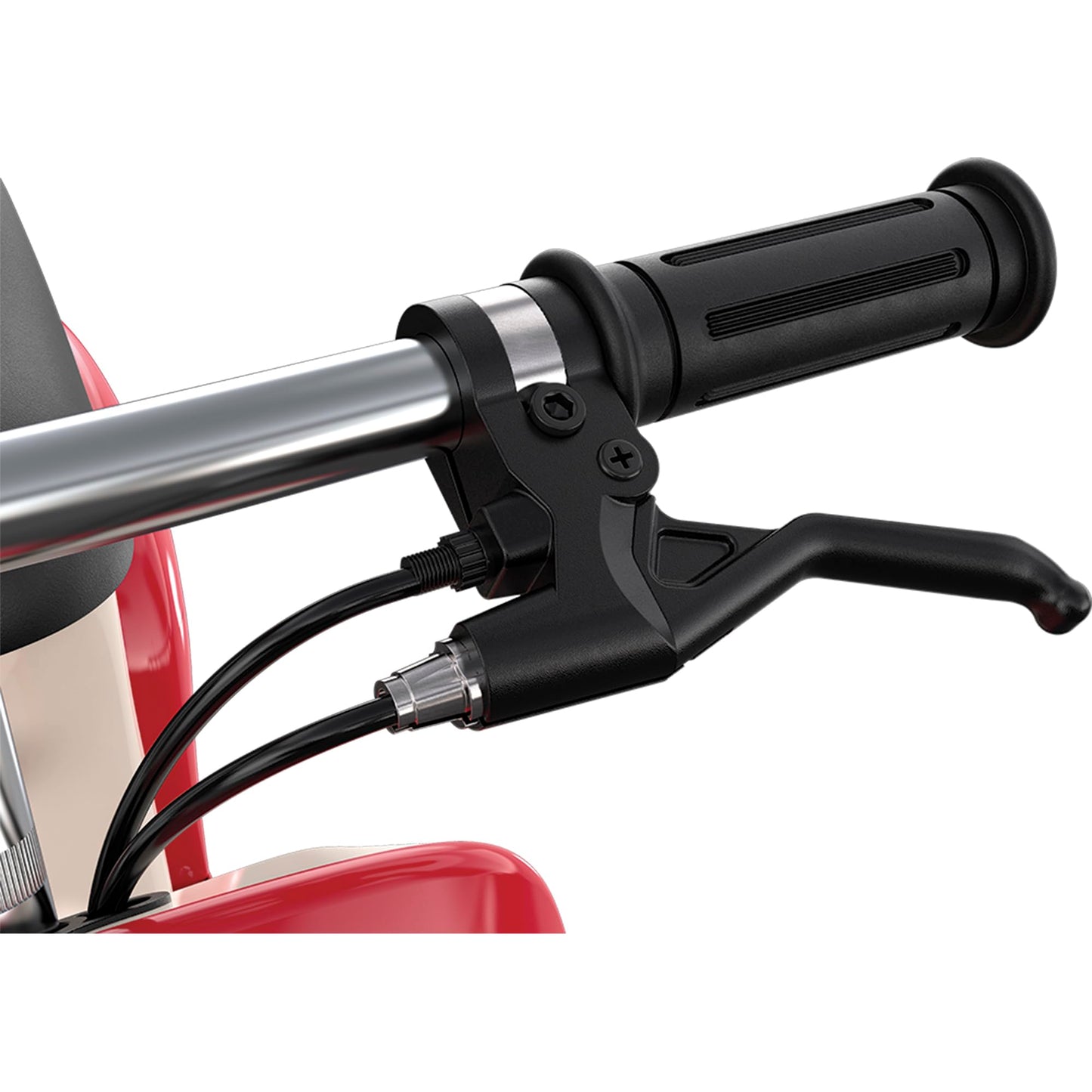 Razor Electric Retro Scooter for Ages 8+, 170 lb Max Weight, Red, w/ 250W Motor, 12” Tires & 24V Battery, Up to 15 MPH, Pocket Mod – Lightweight Ride On Motorcycle Bike for Young and Teen Riders