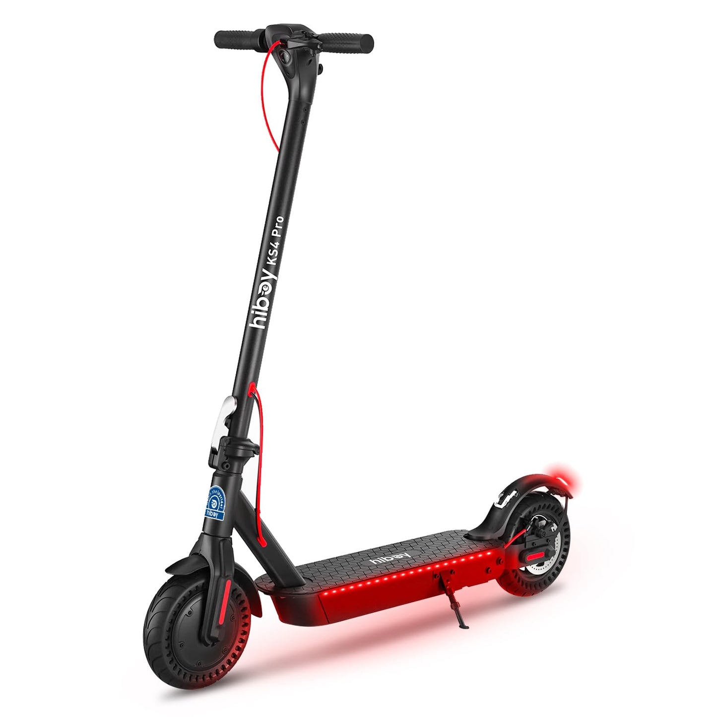 Hiboy KS4 Pro Electric Scooter, 500W Motor (Max 750W), 10" Honeycomb Tires, 25 Miles Long Range 19 MPH Foldable Commuti Electric Scooter Adults with Hiboy APP