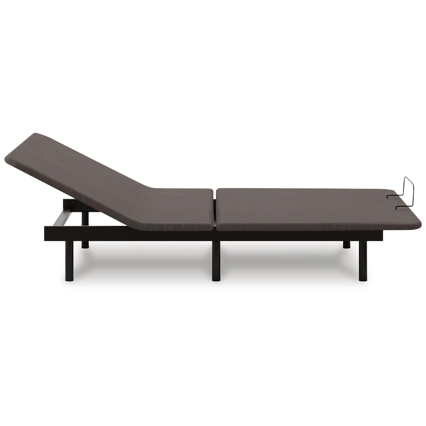 Signature Design by Ashley Head/Foot Model - Good Traditional Adjustable Base with Remote Control and USB Charging Port, Queen, Gray