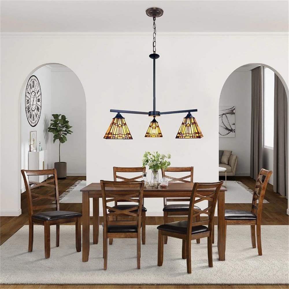 Chloe Lighting Kinsey Mini Chandelier, 3 Light, Blackish Bronze, 27in Wide, Multicolor Glass, Model CH33293MS27-EE3