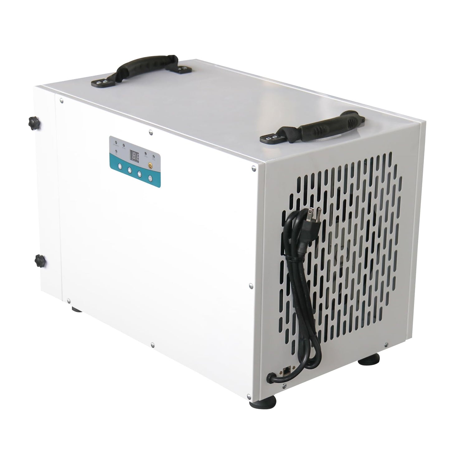 AMARITE 198 PPD Dehumidifier for Basement and Crawl Space with HEPA Filter, Commercial Industrial Grade, 90 PPD AHAM, 238 CFM, Auto Drain & Defrost, Water Damage Restoration, Rugged Metal Shell