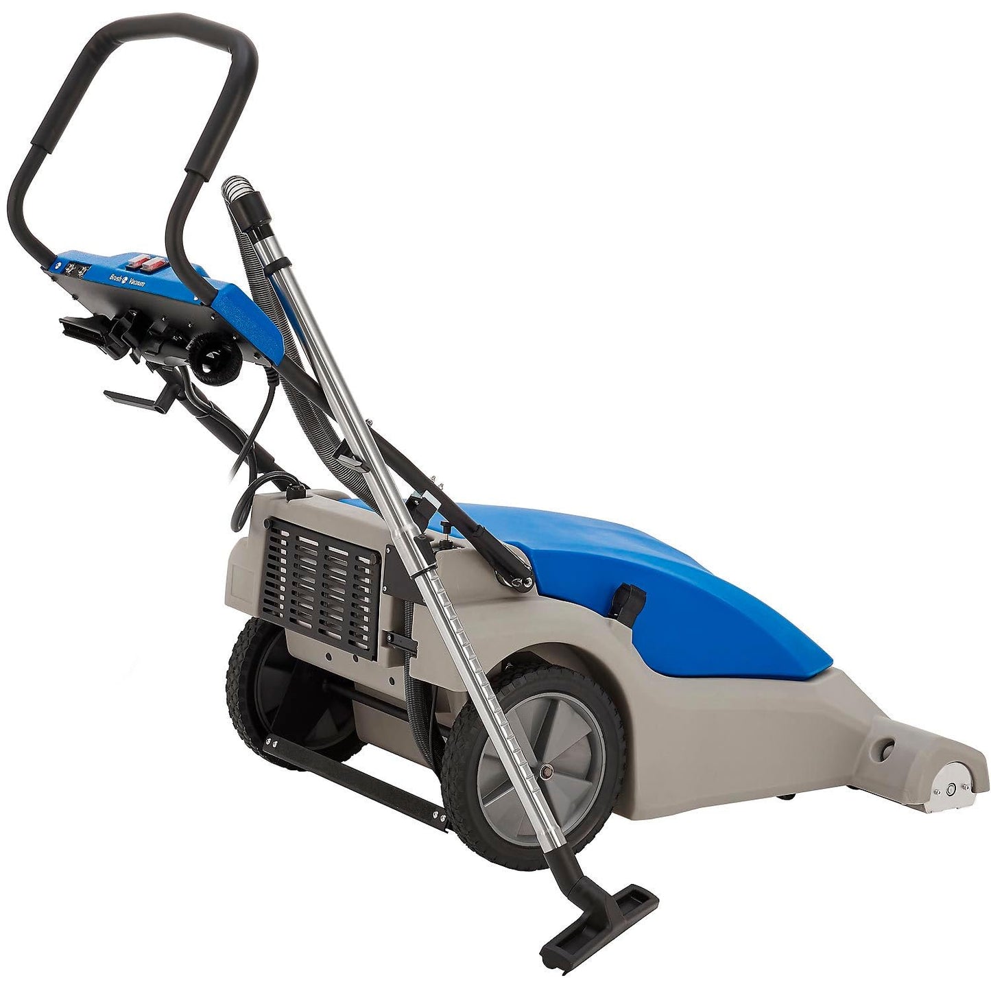 Global Industrial Commercial Wide Area Carpet Vacuum Cleaner, 30" Cleaning Width, 10.5 Gallon Capacity, 2 Horsepower, 120V 80'L Power Cord, Gray & Blue