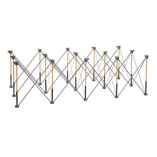 Bora Centipede 30" Folding Work Table - 4 x 8 Foot Portable Workbench 6000lb Capacity Lightweight Foldable Work Bench for Garage, Mobile Workstation, Carrying Bag, 4X 2x4 Brackets, & 4X Quick Clamps