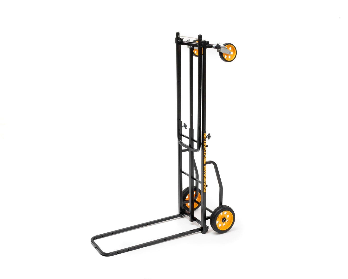 Rock-N-Roller R8RT (Mid) 8-in-1 Folding Multi-Cart/Hand Truck/Dolly/Platform Cart/34" to 52" Telescoping Frame/500 lbs. Frame Capacity, Black