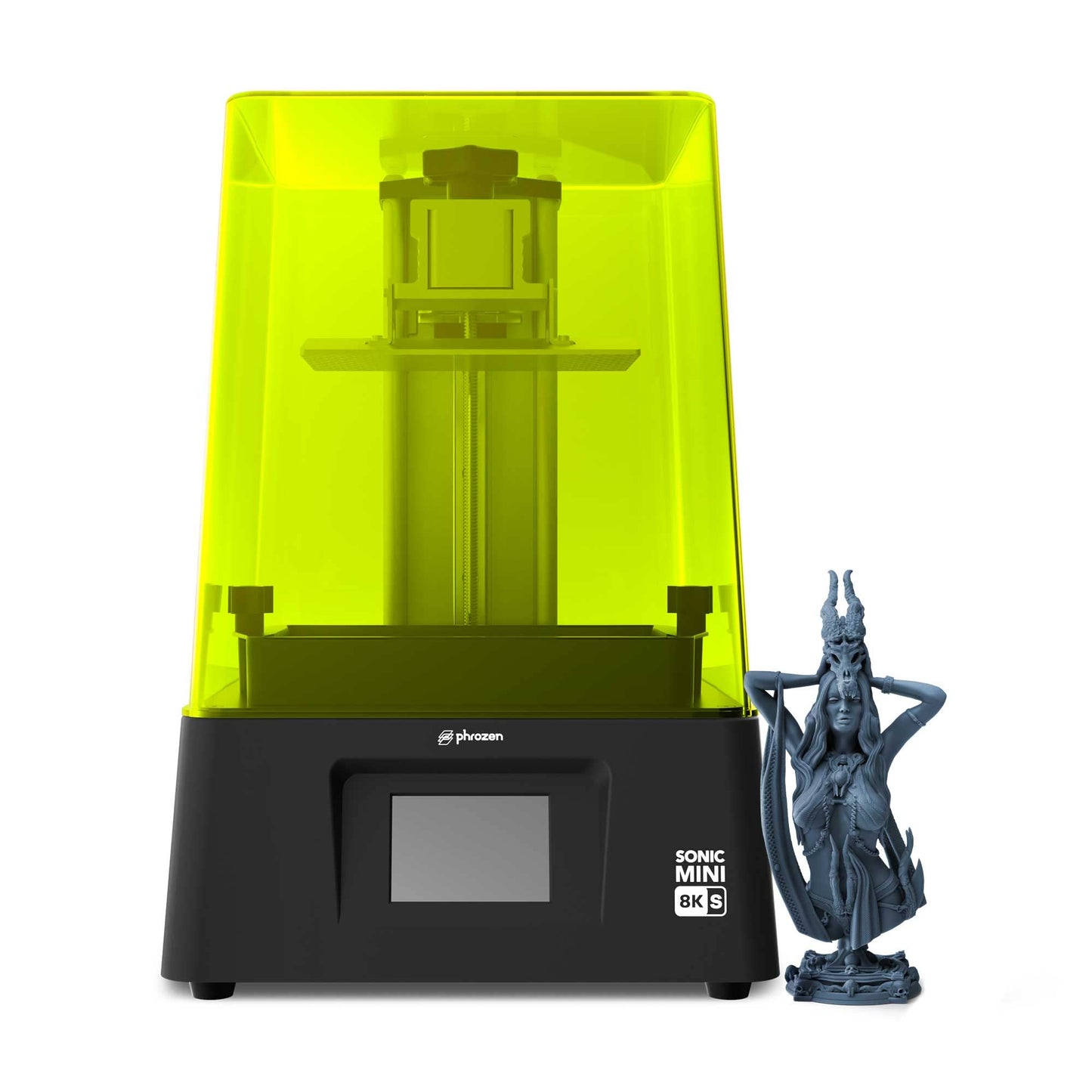 phrozen Sonic Mini 8K S LCD Resin 3D Printer, 7.1" Monochrome LCD, Tabletop 3D Resin Printer with 22µm XY Resolution, 6.5 * 2.8 * 6.7 Inch Printing Volume for Models, Miniatures and Action Figures