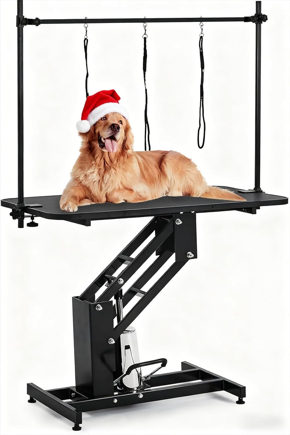 Towallmark 43.3" Hydraulic Adjustable Height Grooming Table