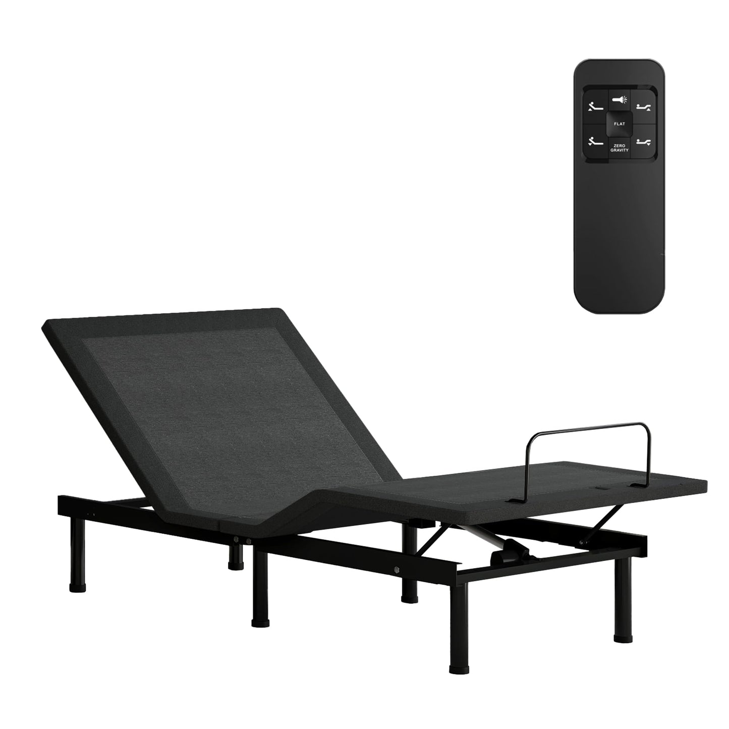 Emerspring Twin XL Adjustable Bed Base Frame and 12 inch Green Tea Memory Foam Mattress, Electric Bed Base Wireless Remote, Zero Gravity Bed, Head and Foot Incline, Anti-Snore,Easy Assembly