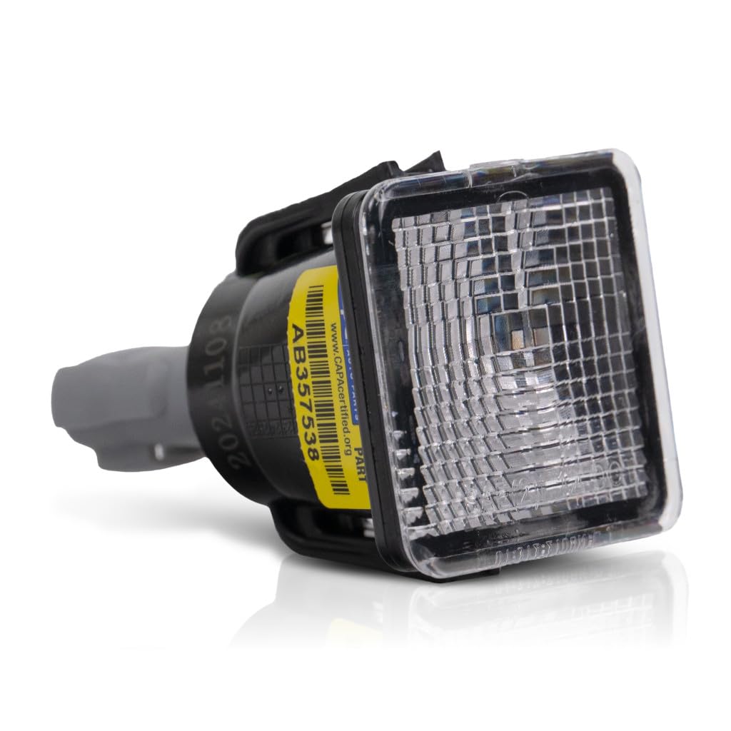 KarParts360 License Light Assembly for Toyota Tundra 2014-2020 Driver/Passenger Side CAPA Certified TO2870101