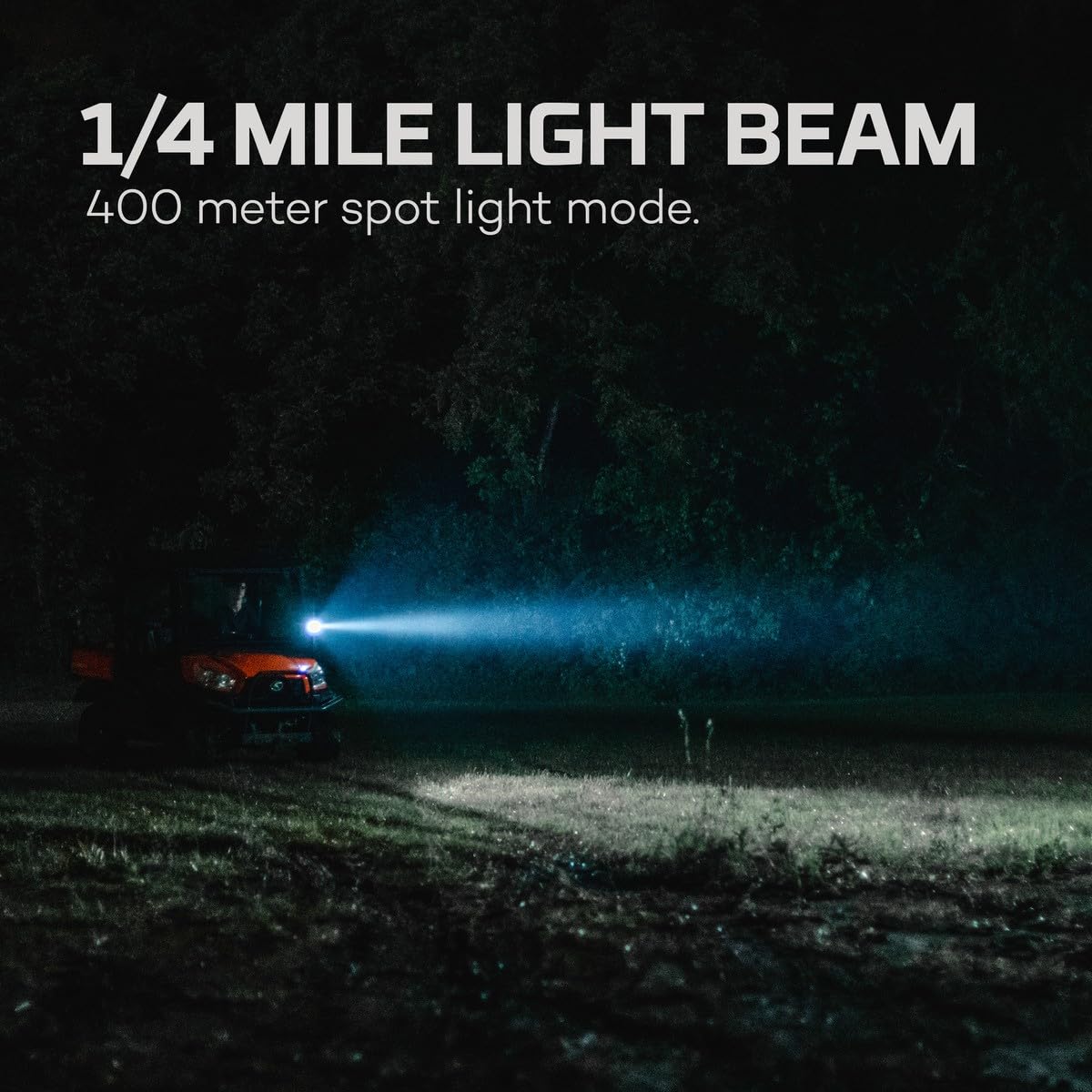 NEBO Master Series SL25 Rechargeable Spotlight & Floodlight, 600 Lumens, 10.5 Hour Run Time, Black/Orange