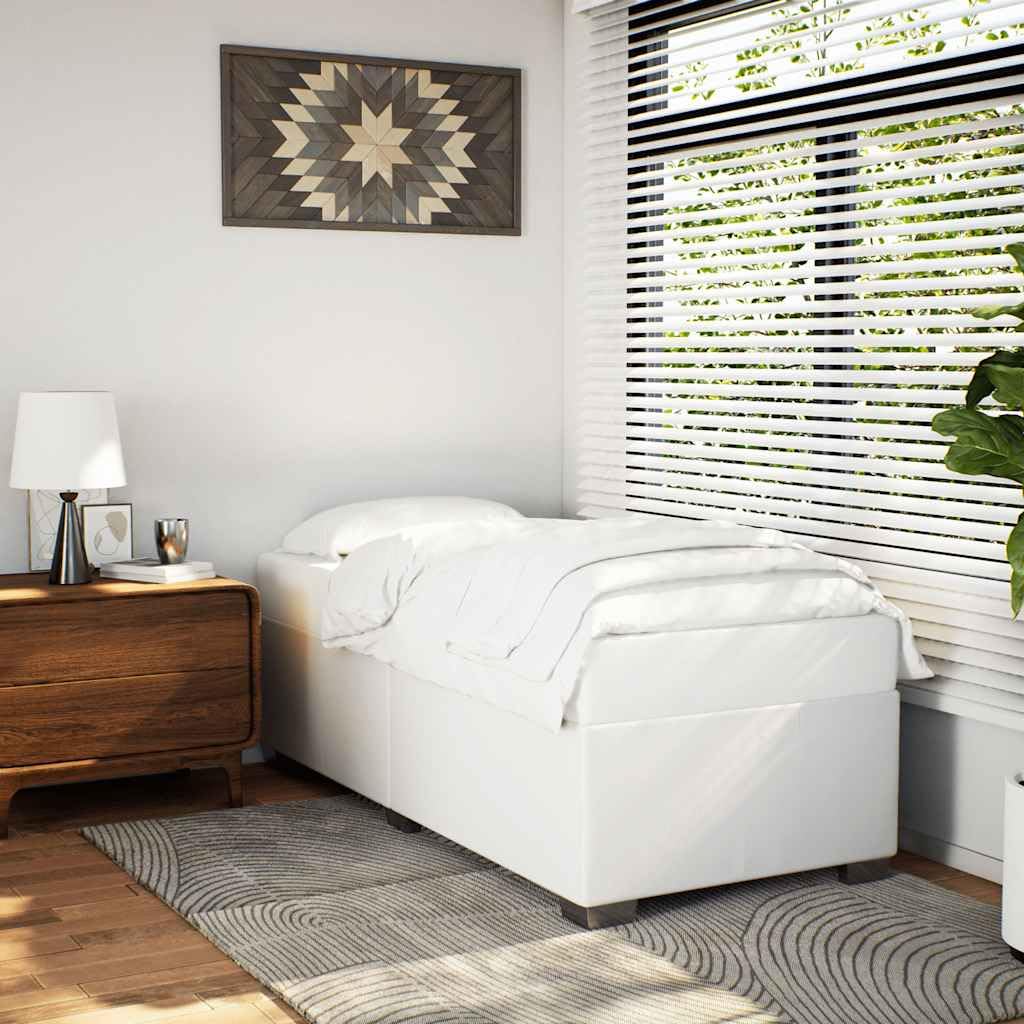 FUDUGEHMIOFWFJJ headboard for Adjustable Bed Queen,Bed Frames for Adjustable Base,Bed Frame Without Mattress White Twin XL Faux LeatherSuitable for Bedroom, Office, Balcony