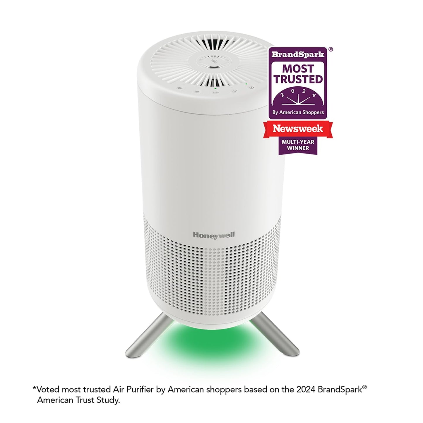 Honeywell HEPA Air Purifier for Home, 900 Ft² Rooms in 1 Hour, Designer Series, Auto Mode, UltraQuiet Tech, HEPA Filter Reduces Dust, Pollen, Pet Dander, Smoke, Odors, White, HPA830W